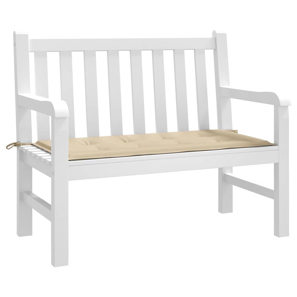 Foto 4 pulgar | Cojín Para Banco De Jardín Vidaxl, 120 X 50 X 3 Cm, 100% Poliéster, Color Beige - Venta Internacional.
