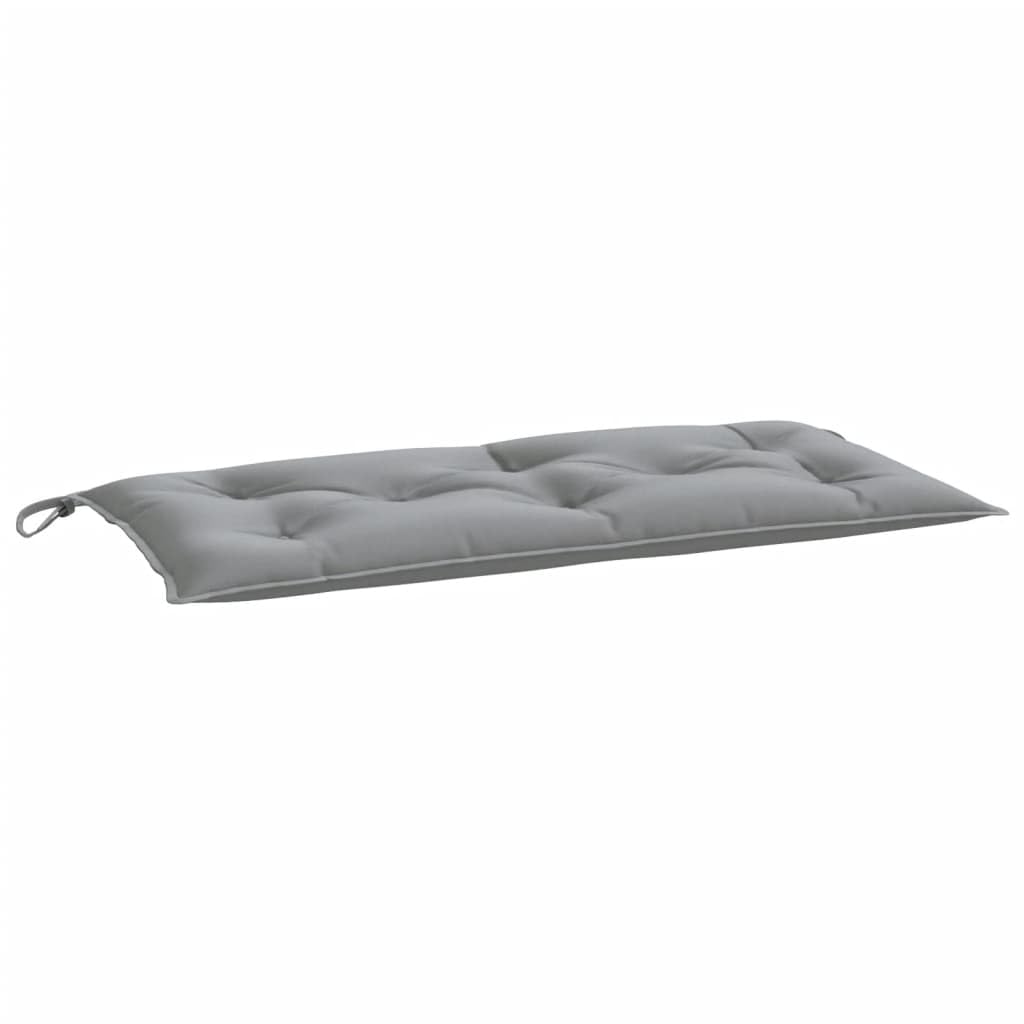 Cojín Para Banco De Jardín Vidaxl, Poliéster Oxford Gris, 110 X 50 X 7 Cm - Venta Internacional.
