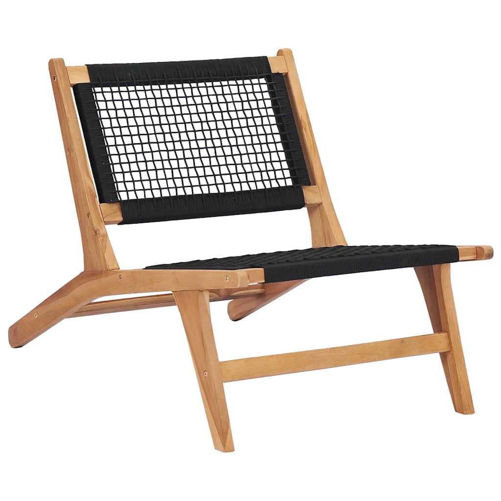 Foto 6 pulgar | Tumbona de Madera de Teca con Reposapiés Desmontable  - Venta Internacional