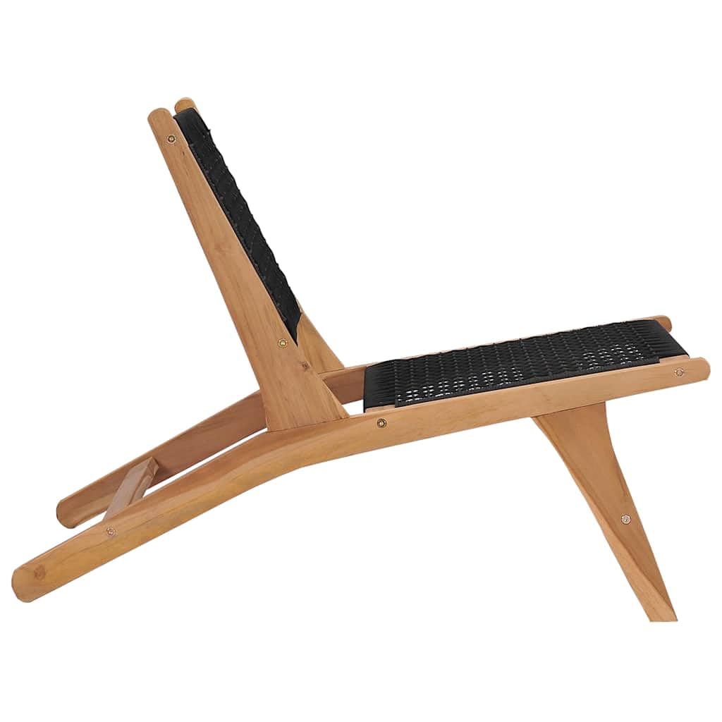 Foto 7 pulgar | Tumbona de Madera de Teca con Reposapiés Desmontable  - Venta Internacional