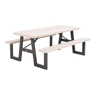 Foto 1 | Mesa Picnic W-frame 1.8m Textura Madera Color Arena