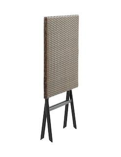Foto 5 | Naterial Silla De Comedor: Mesa + 6 Sillas Tipo Ratán Con Descansabrazos Estructura De Acero