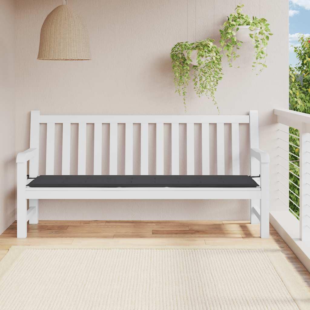 Foto 2 | Cojín Para Banco De Jardín Vidaxl  Tela Oxford Antracita - Venta Internacional.