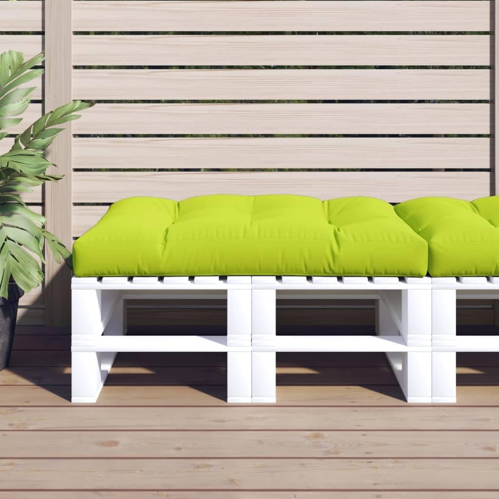 Foto 2 | Cojín Pallet Vidaxl  Color Verde Brillante  Para Interiores Y Exteriores  120 X 80 X 12 Cm - Venta Internacional.