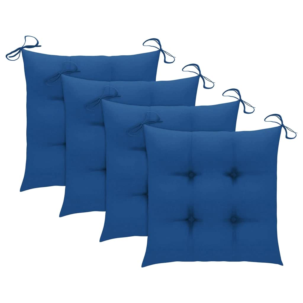 Foto 6 pulgar | Juego De Comedor Para Patio Vidaxl  Plegable  5 Piezas  Bambú Con Cojines - Venta Internacional.
