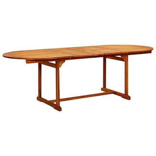 Foto 2 | Mesa De Comedor De Jardín Vidaxl De Madera Maciza De Acacia Extensible - Venta Internacional.