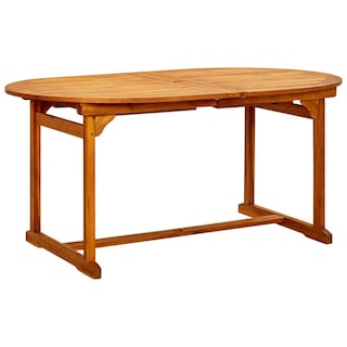Foto 4 | Mesa De Comedor De Jardín Vidaxl De Madera Maciza De Acacia Extensible - Venta Internacional.