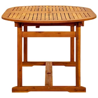 Foto 6 | Mesa De Comedor De Jardín Vidaxl De Madera Maciza De Acacia Extensible - Venta Internacional.