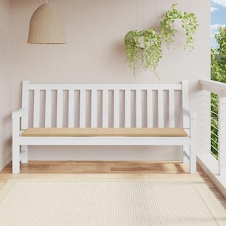 Foto 2 | Cojín Vidaxl Outdoor Beige Para Banco De Jardín 200 X 50 X 3 Cm Poliéster - Venta Internacional.
