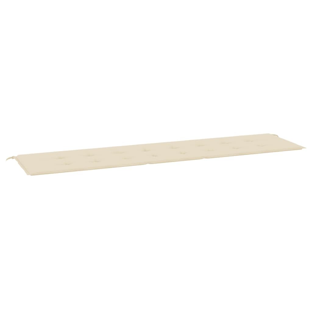 Foto 4 pulgar | Cojín Vidaxl Outdoor Beige Para Banco De Jardín  200 X 50 X 3 Cm  Poliéster - Venta Internacional.
