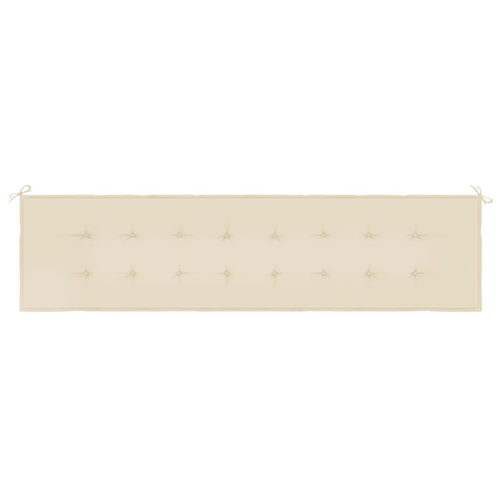 Foto 6 pulgar | Cojín Vidaxl Outdoor Beige Para Banco De Jardín  200 X 50 X 3 Cm  Poliéster - Venta Internacional.