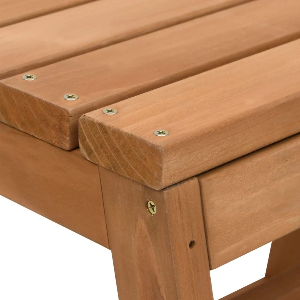 Foto 8 pulgar | Taburete Vidaxl De Madera Maciza De Abeto Compacto Y Plegable  Marrón - Venta Internacional.