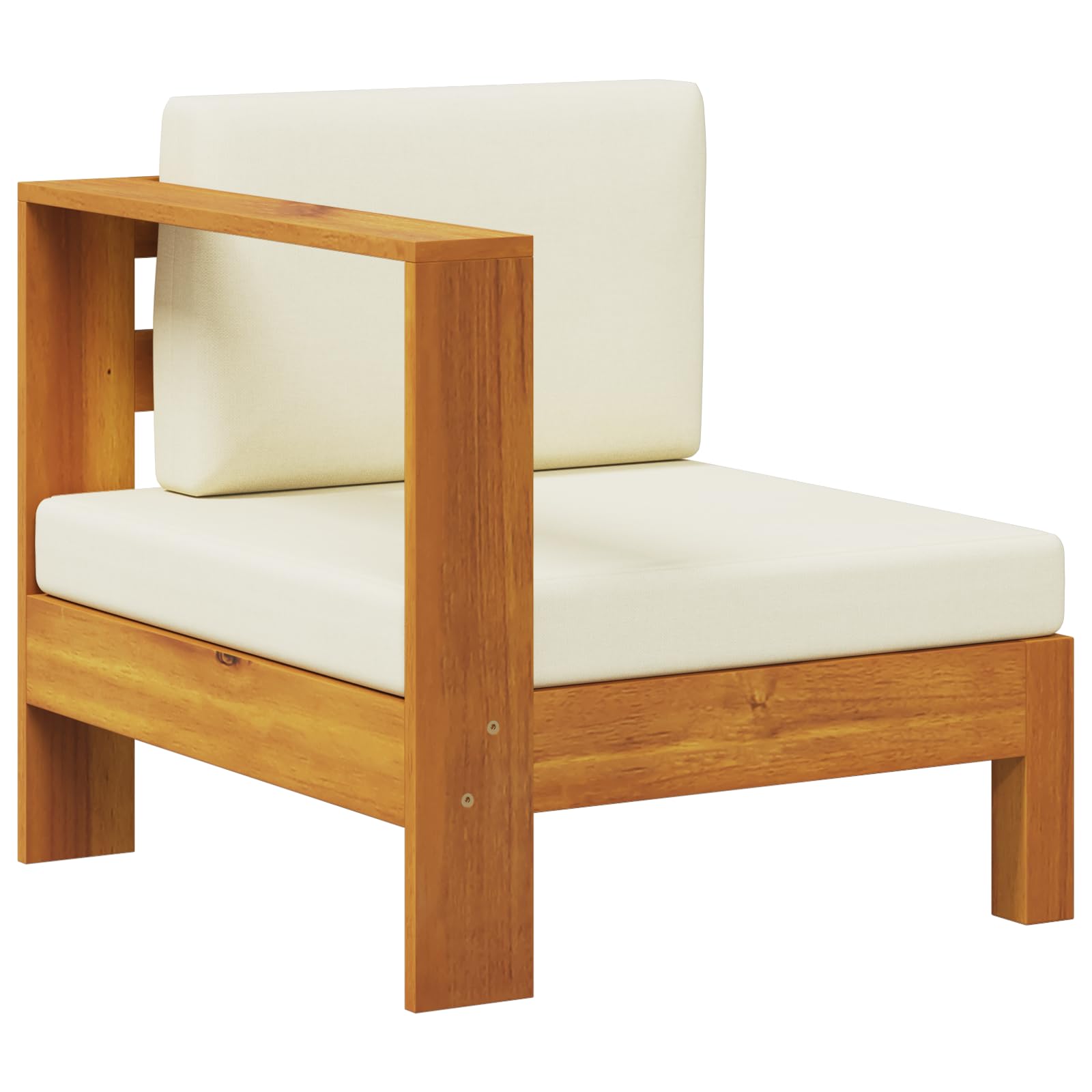 Foto 1 | Sofá Intermedio De Madera Maciza De Acacia Vidaxl Para Muebles De Exterior - Venta Internacional.