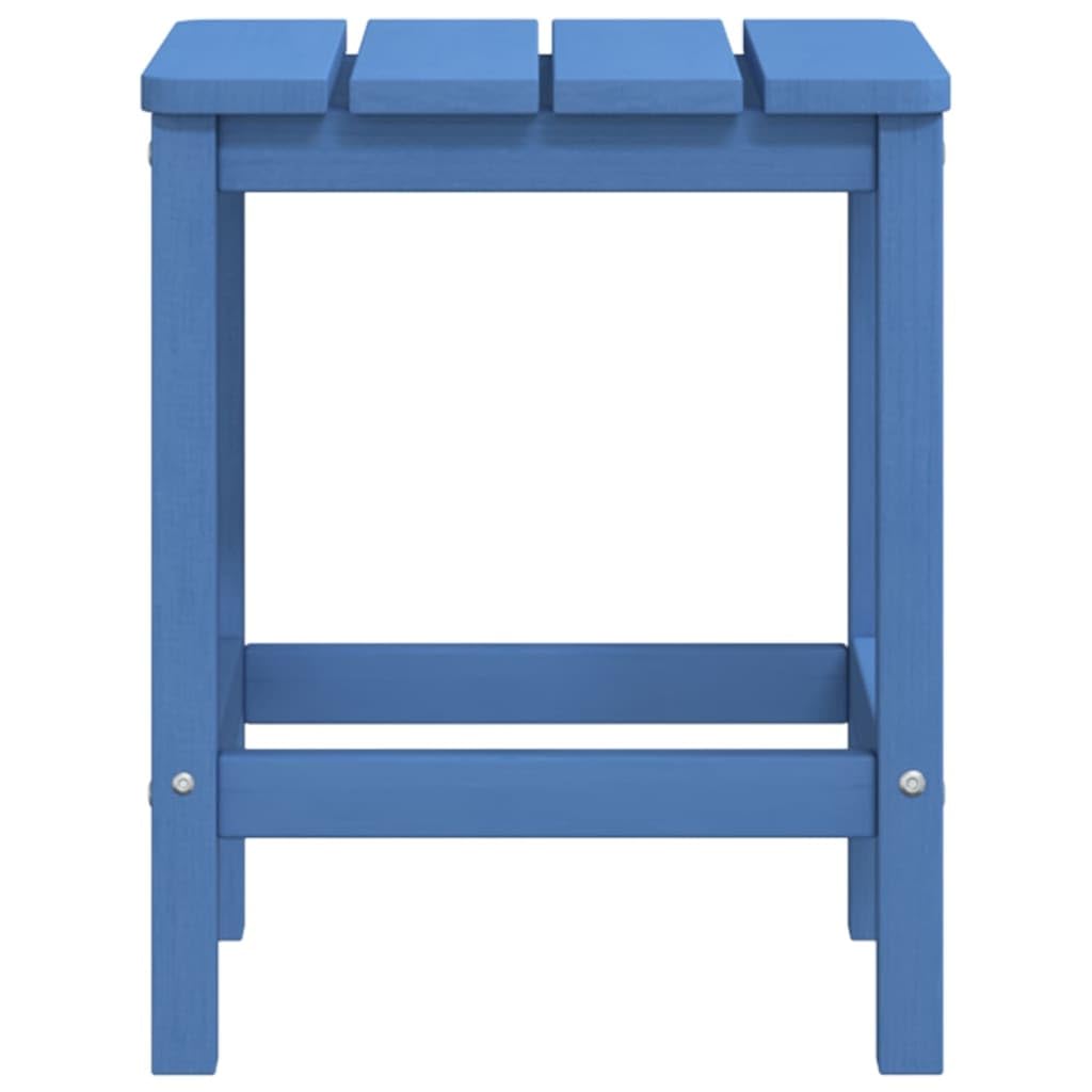 Foto 7 pulgar | Juego De Sillas Adirondack Vidaxl Con Reposapiés Y Mesa  Color Azul Aguamarina - Venta Internacional.