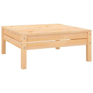 Foto 1 | Reposapiés De Patio Vidaxl De Madera Maciza De Pino 63 5 X 63 5 X 28 5 Cm - Venta Internacional.