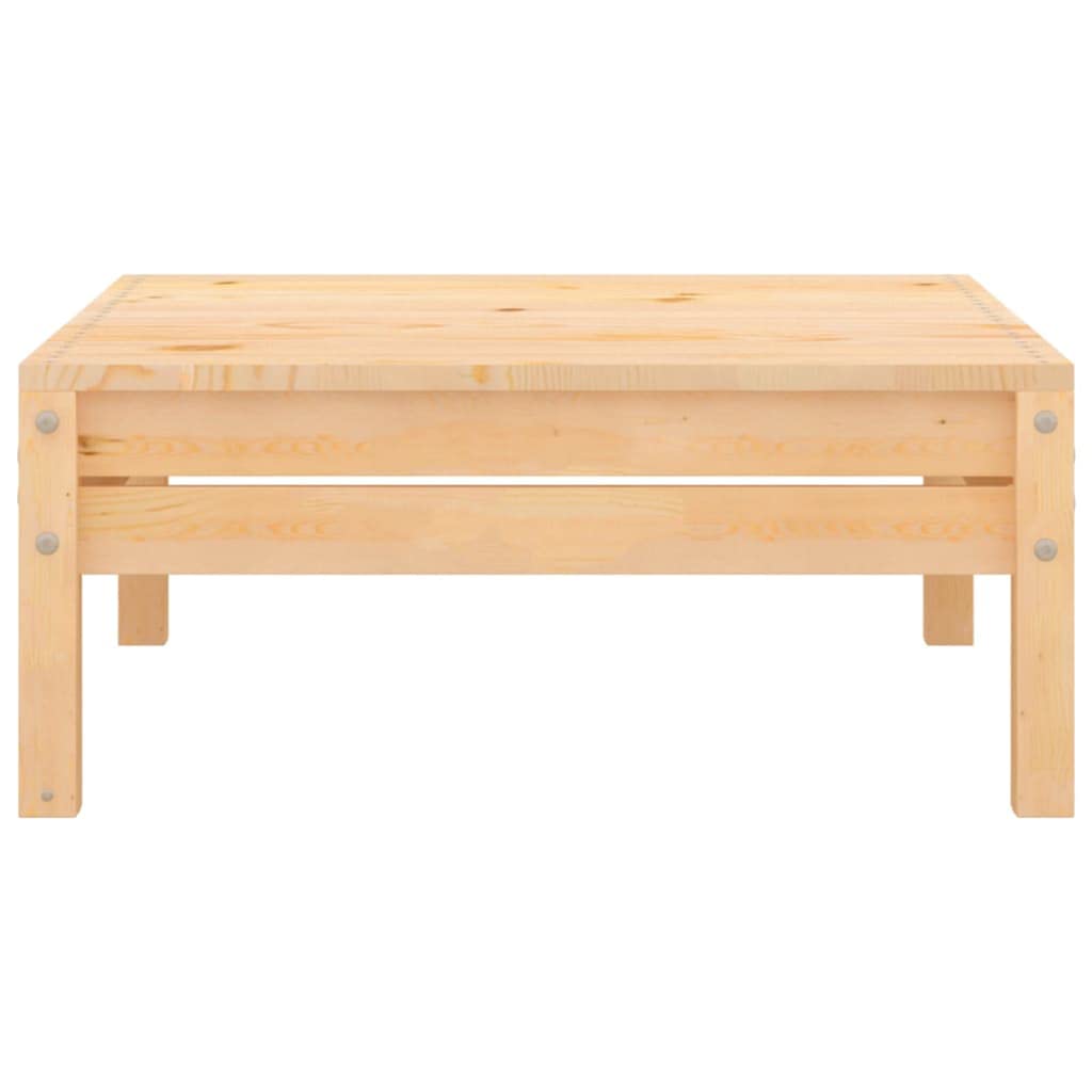 Foto 3 pulgar | Reposapiés De Patio Vidaxl De Madera Maciza De Pino 63 5 X 63 5 X 28 5 Cm - Venta Internacional.
