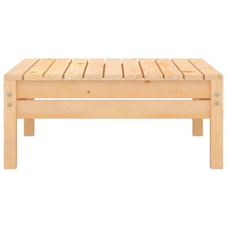 Foto 3 | Reposapiés De Patio Vidaxl De Madera Maciza De Pino 63 5 X 63 5 X 28 5 Cm - Venta Internacional.