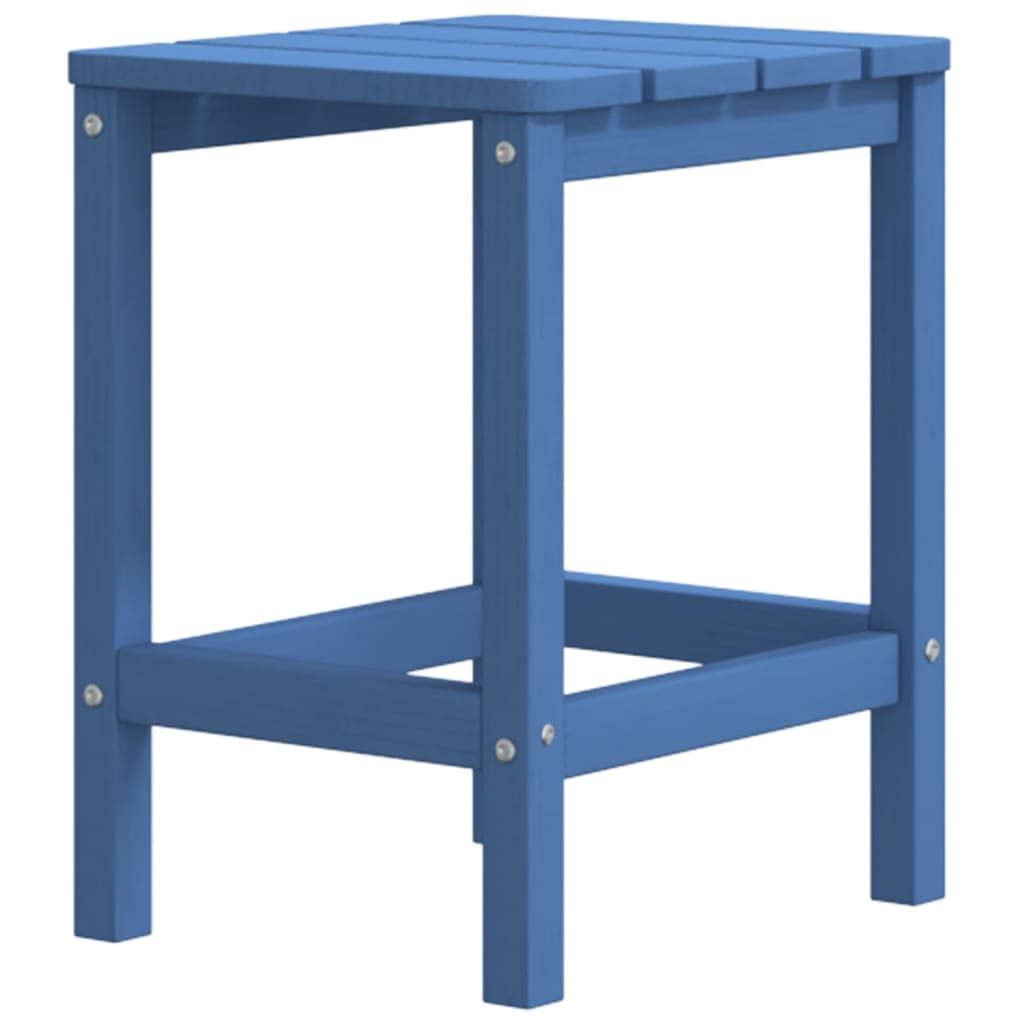 Foto 6 pulgar | Juego De Sillas Adirondack Vidaxl Para Patio  Hdpe  Azul Aguamarina  Con Mesa - Venta Internacional.