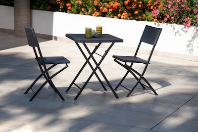 Foto 4 | Juego de Sala para Jardín Loomber F70m52 Negro 3 Piezas