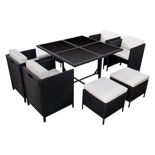 Foto 1 | Comedor Jardín Ilios Innova Rectangular Negro