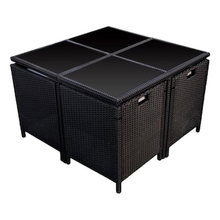 Foto 4 | Comedor Jardín Ilios Innova Rectangular Negro