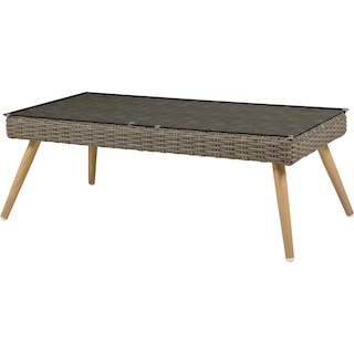 Foto 6 | Sala Tipo Rattan Exterior Jardín Patio Terraza 4 piezas Beige