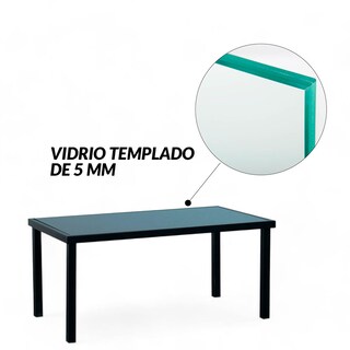 Foto 5 | Sala para Jardín Iliosinnova Negro 4 Piezas