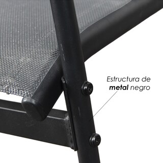 Foto 8 | Juego de Sala Iliosinnova para Jardín 4 Piezas Gris para Exterior