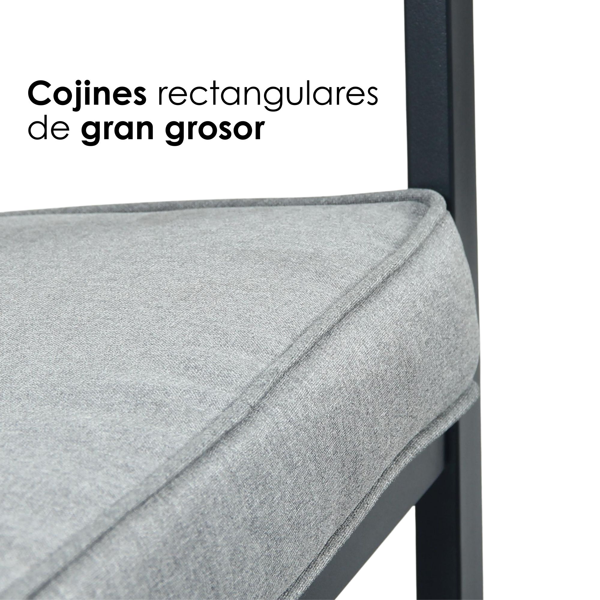 Foto 9 pulgar | Ilios Innova | Sala De Jardín Minimalista Para 4 Personas Con Mesa Vidrio
