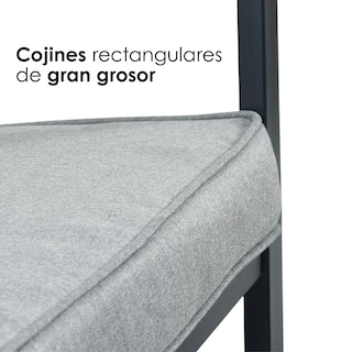Foto 8 | Ilios Innova | Sala De Jardín Minimalista Para 4 Personas Con Mesa Vidrio