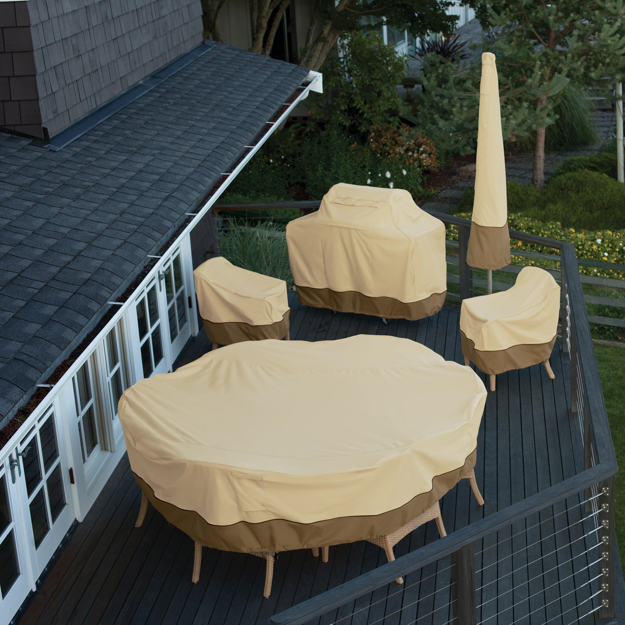 Foto 7 pulgar | Funda Para Muebles De Patio, Accesorios Clásicos, Terraza En Forma De L - Venta Internacional.
