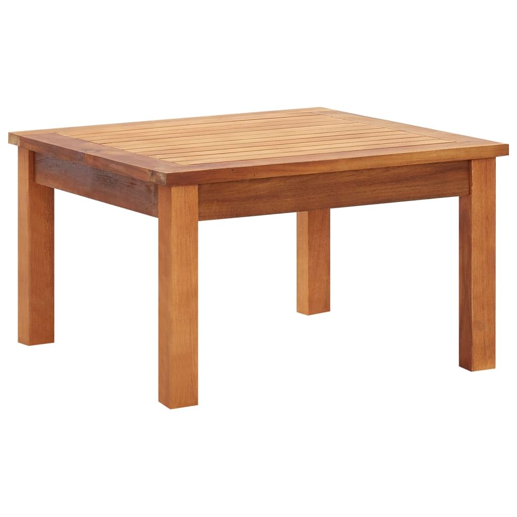 Mesa De Café Para Exteriores Vidaxl De Madera Maciza De Acacia Marrón - Venta Internacional.