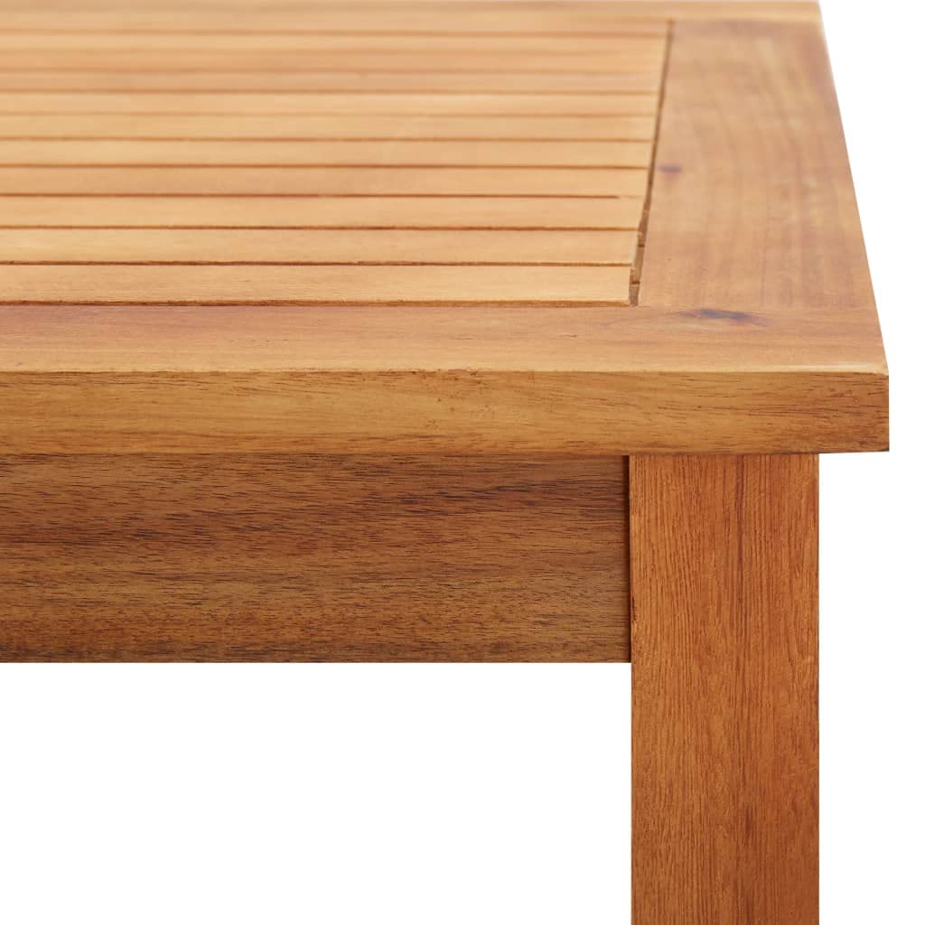 Foto 8 pulgar | Mesa De Café Para Exteriores Vidaxl De Madera Maciza De Acacia Marrón - Venta Internacional.