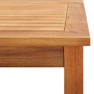 Foto 7 | Mesa De Café Para Exteriores Vidaxl De Madera Maciza De Acacia Marrón - Venta Internacional.