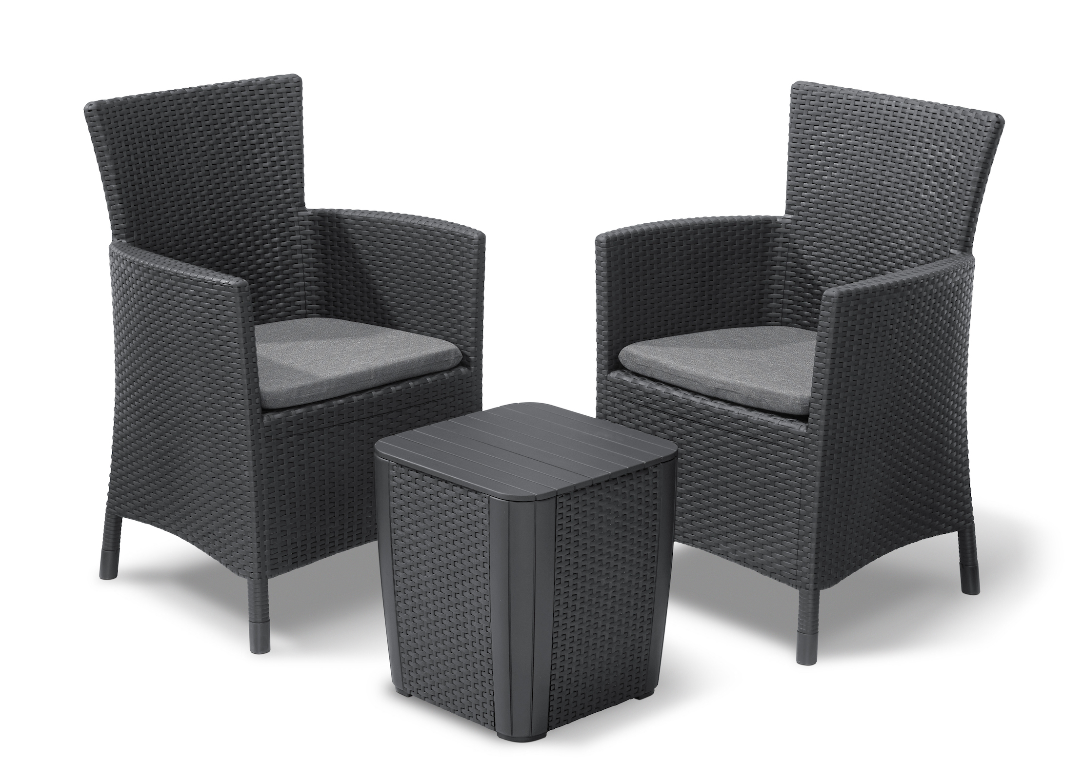 Sala para Jardín Keter Iowa Gris 3 Piezas