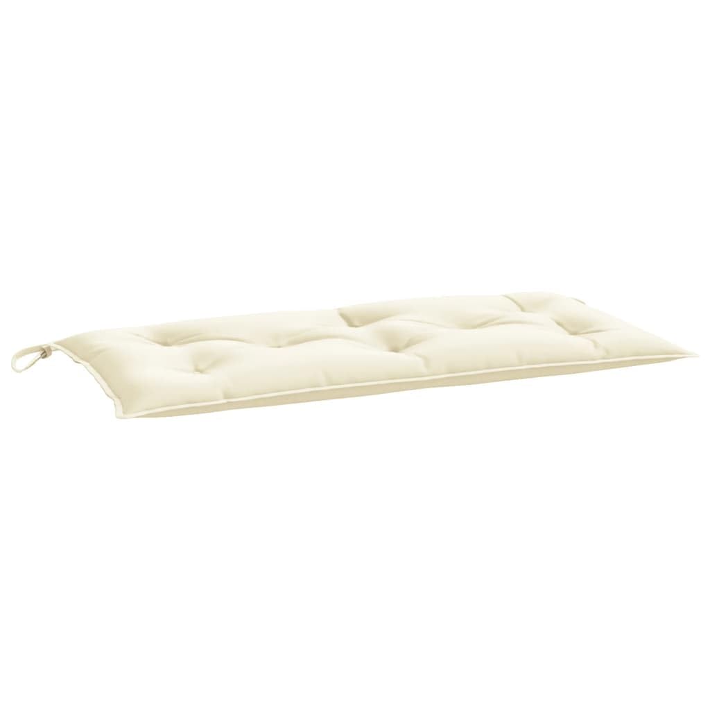 Foto 4 pulgar | Cojín Para Banco De Jardín Vidaxl, Tela Oxford, Color Blanco Crema, 100% Poliéster - Venta Internacional.