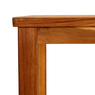 Foto 4 | Consola Para Patio Vidaxl Vidabella, Madera Maciza De Acacia, Color Marrón - Venta Internacional.