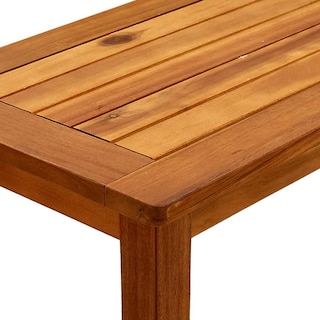 Foto 5 | Consola Para Patio Vidaxl Vidabella, Madera Maciza De Acacia, Color Marrón - Venta Internacional.