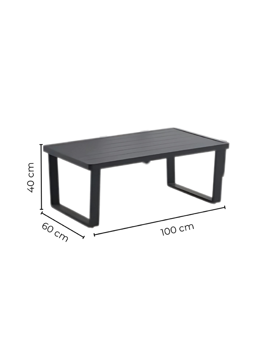Foto 8 pulgar | Naterial Set De Sala Para Jardín: Sofá De 2 Plazas + 2 Sillones + Mesa De Centro De Aluminio Para Exterior, Modelo Ar