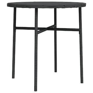 Foto 5 | Set De Comedor Para Patio Vidaxl 3 Piezas Poliratán Negro - Venta Internacional.