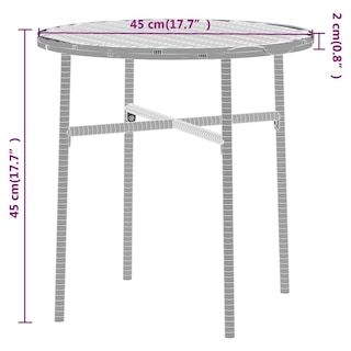 Foto 7 | Set De Comedor Para Patio Vidaxl 3 Piezas Poliratán Negro - Venta Internacional.