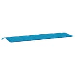 Cojín Para Banco De Jardín Vidaxl Tela Oxford Azul Claro - Venta Internacional.