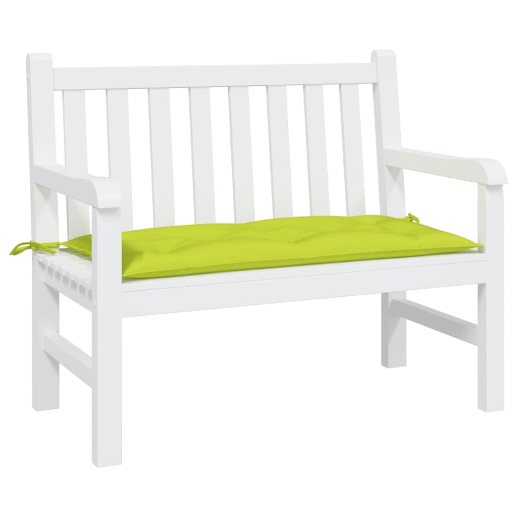Foto 4 | Cojín Para Banco De Jardín Vidaxl  Color Verde Brillante  110 X 50 X 7 Cm  Oxford - Venta Internacional.
