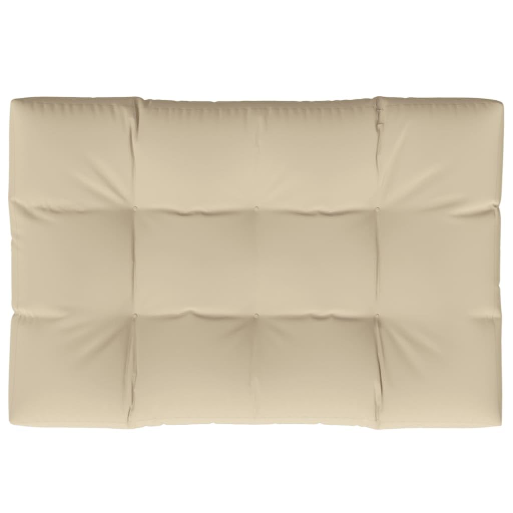 Foto 1 | Cojín Para Palets Vidaxl  Repelente Al Agua  Poliéster Beige - Venta Internacional.
