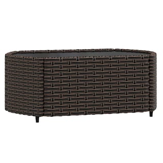 Foto 6 | Set Patio Lounge Vidaxl De 3 Piezas De Poliratán Marrón Para Exteriores - Venta Internacional.
