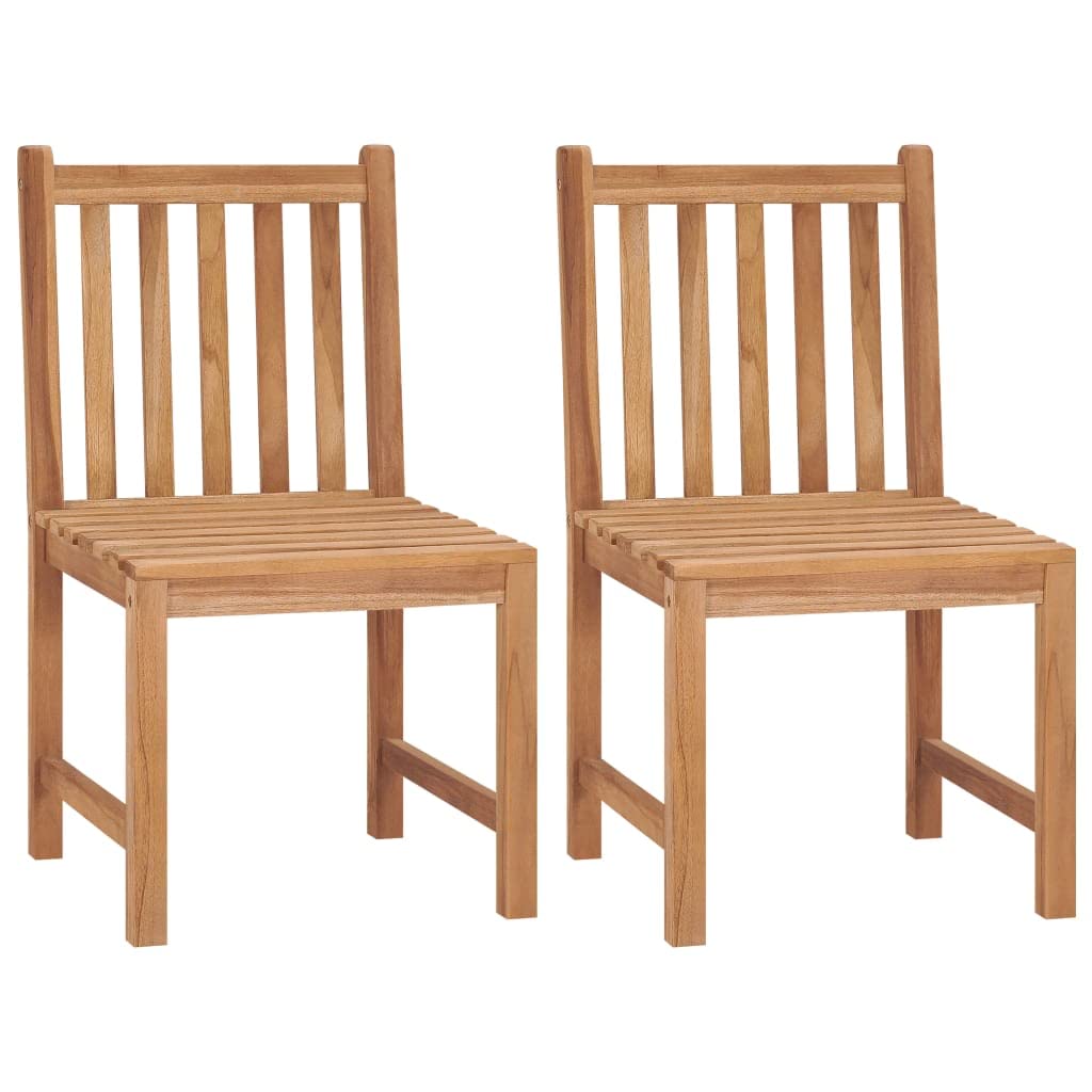 Foto 3 pulgar | Sillas De Jardín Vidaxl De Madera Maciza De Teca  2 Piezas - Venta Internacional.