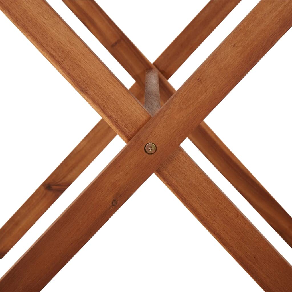 Foto 5 pulgar | Mesa De Patio Vidaxl De Madera Maciza De Acacia 110 X 67 X 74 Cm - Venta Internacional.