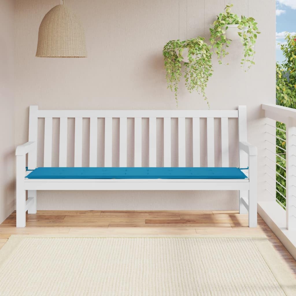 Foto 3 pulgar | Cojín Para Banco De Jardín Vidaxl  Tela Oxford Azul  200 X 50 X 3 Cm - Venta Internacional.