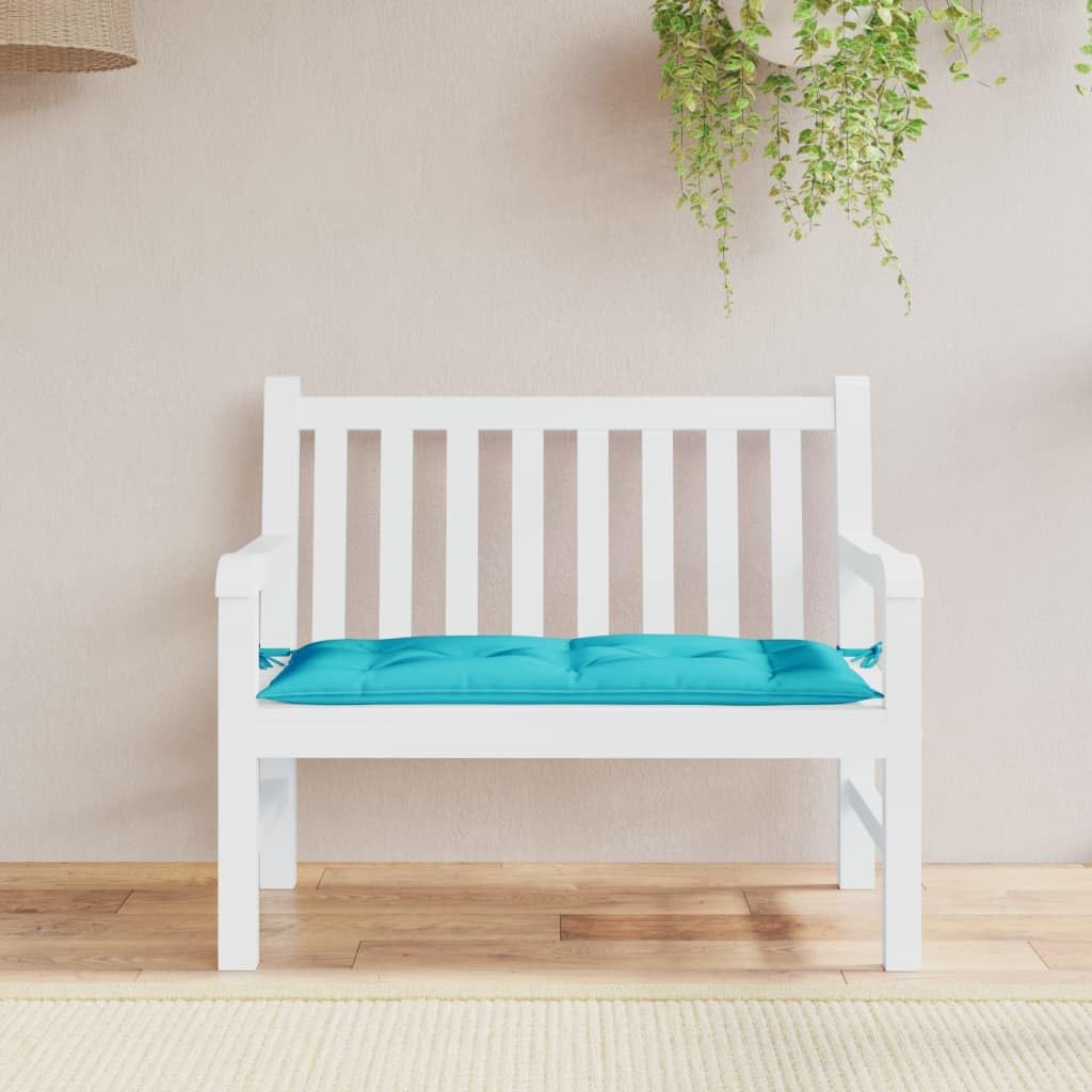 Foto 2 | Cojín Para Banco De Jardín Vidaxl  Cómodo Y Duradero  Color Turquesa - Venta Internacional.