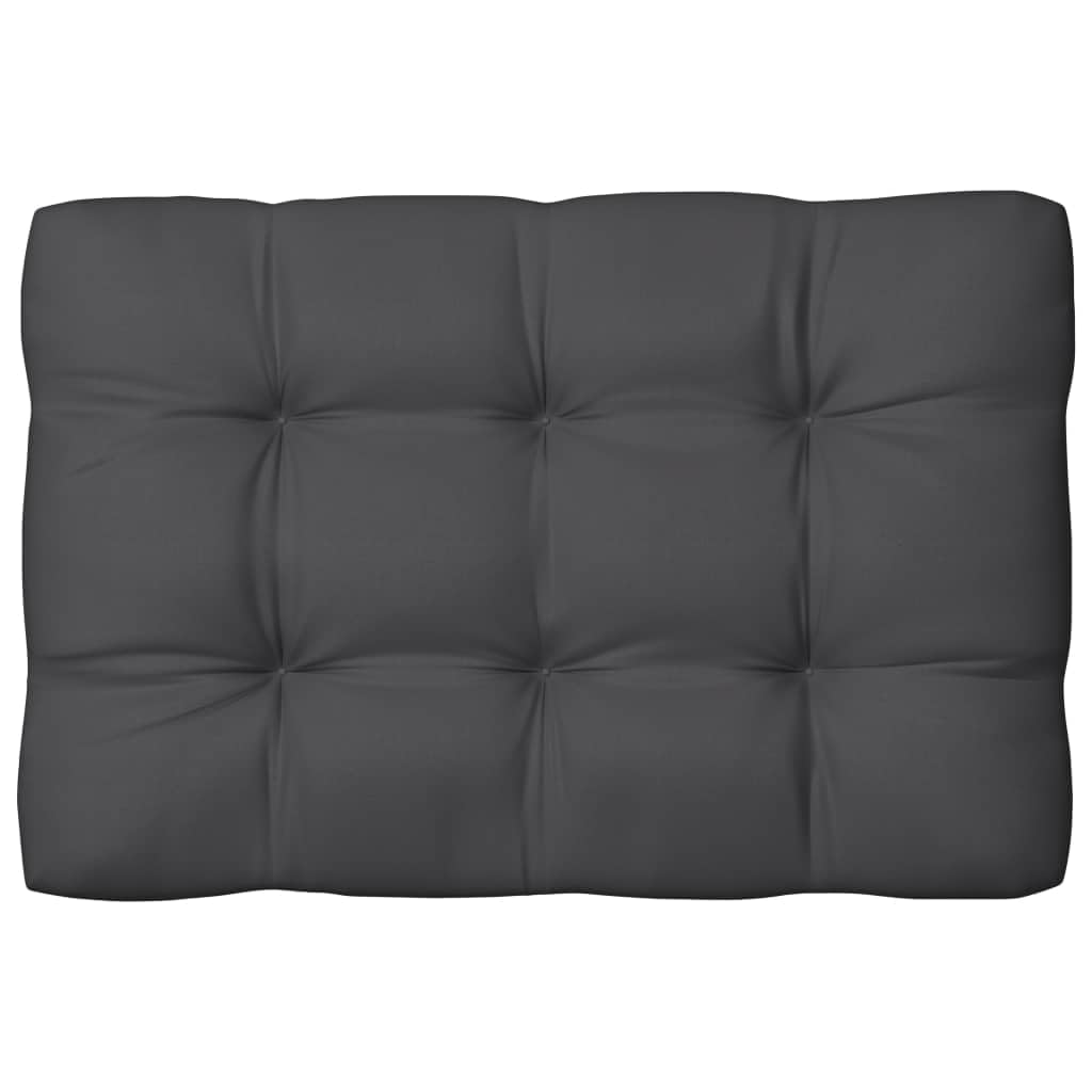 Foto 6 pulgar | Set De Cojines Para Sofá Pallet Vidaxl  Color Antracita  Para Interiores Y Exteriores - Venta Internacional.